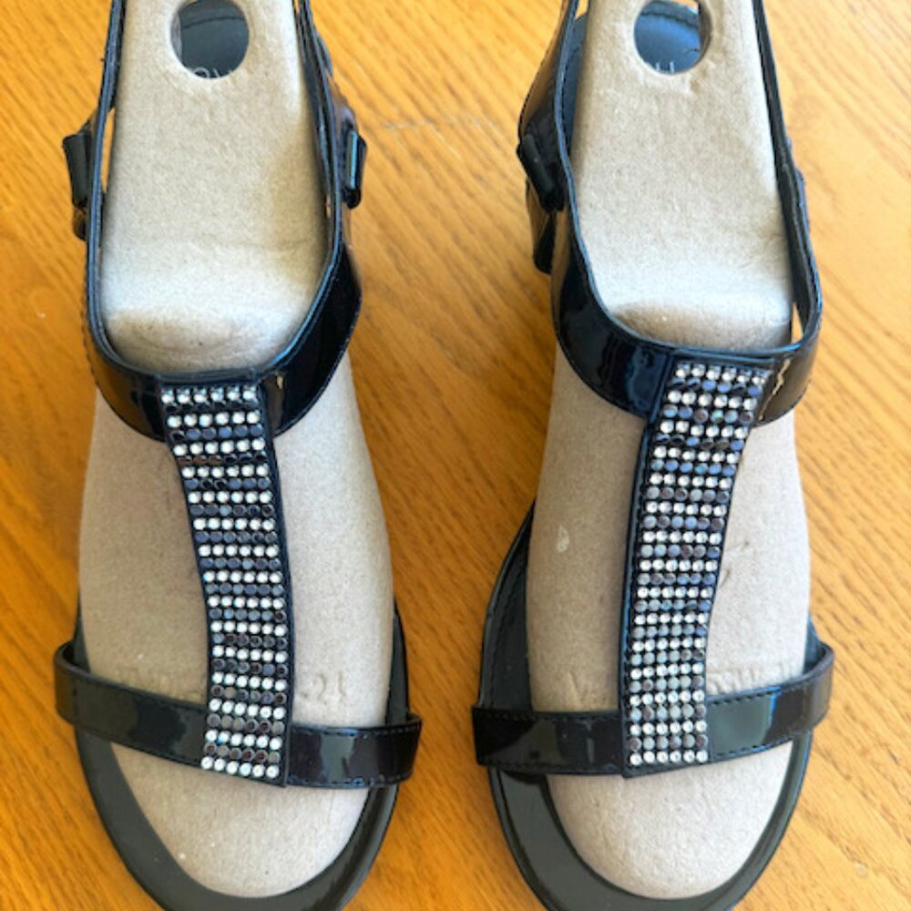 Black Strappy Sandals